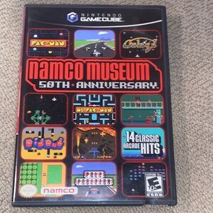 Nintendo GameCube Namco Museum 50th Anniversary - Black and Red